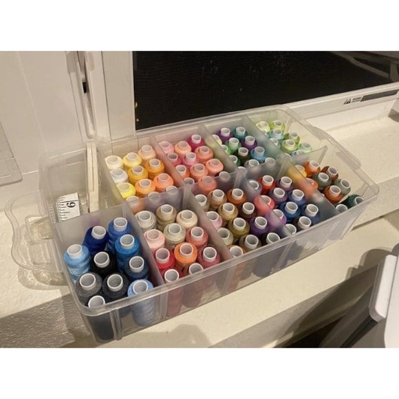 Sewing Thread 100 Colors 40S/2 250 Yards Per Spool 3 Color Sets Options (100) - Picture 2 of 3